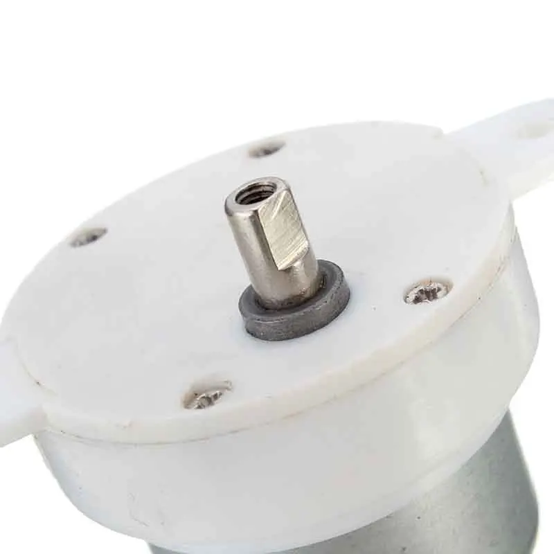 DC 12V High Torque Gear Motor Cylinder Electric Micro Motor Gearbox Slow Down Mute 3 RPM
