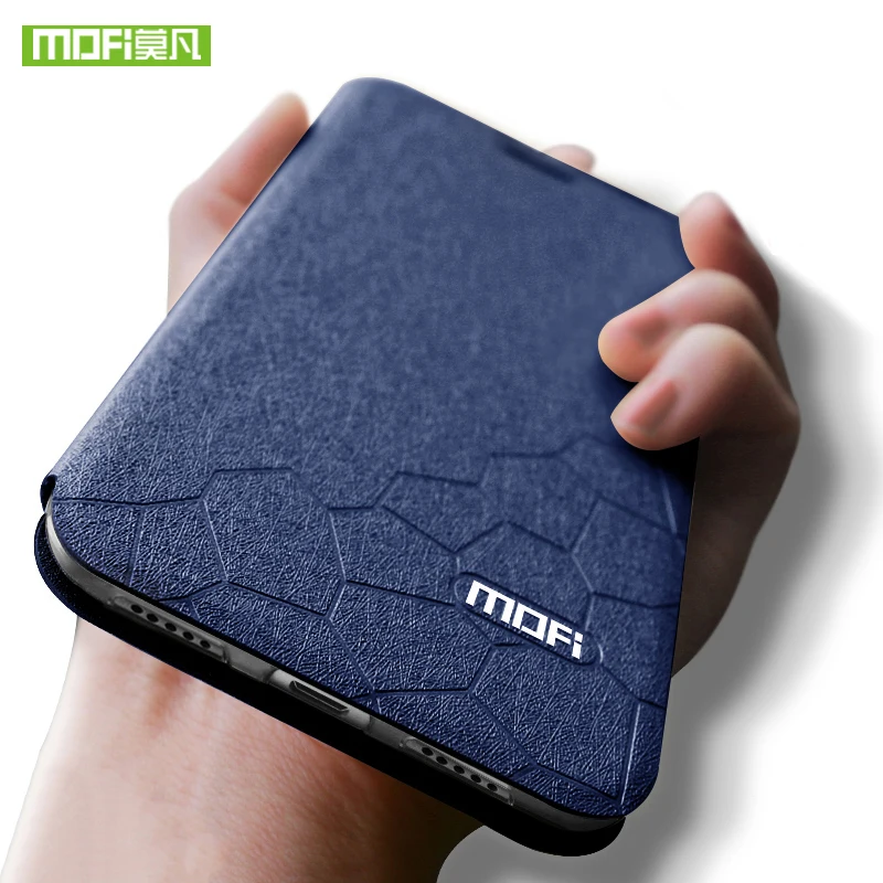 

For xiaomi redmi 8 case cover for Xiaomi Redmi 8 Case flip leather Original Mofi redmi 8 cover silicone back fundas