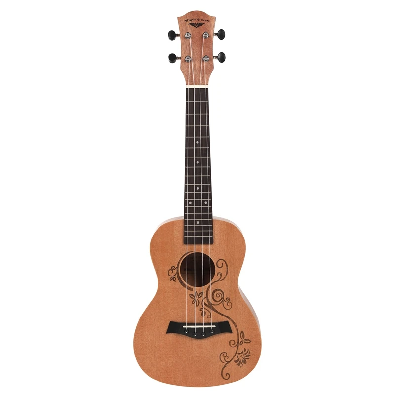 Концертные Гавайские гитары укулеле 23 дюймов УКУ 4 струны гитары красного дерева шеи для детей взрослых#8