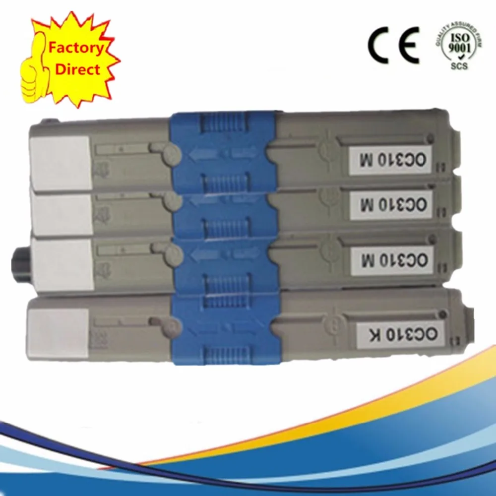 

Compatible Color Toner Printer Cartridge For OKI MC562 MC561 MC 562 561 M C562 C561 44973508 44469722 - 44469724 Laser Printer
