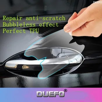 

NEW 5pcs TPU Car Door Handle Scratches Protector Films For Lada Vaz 2110 Samara Niva Kalina Priora Granta Largus Car Sticker