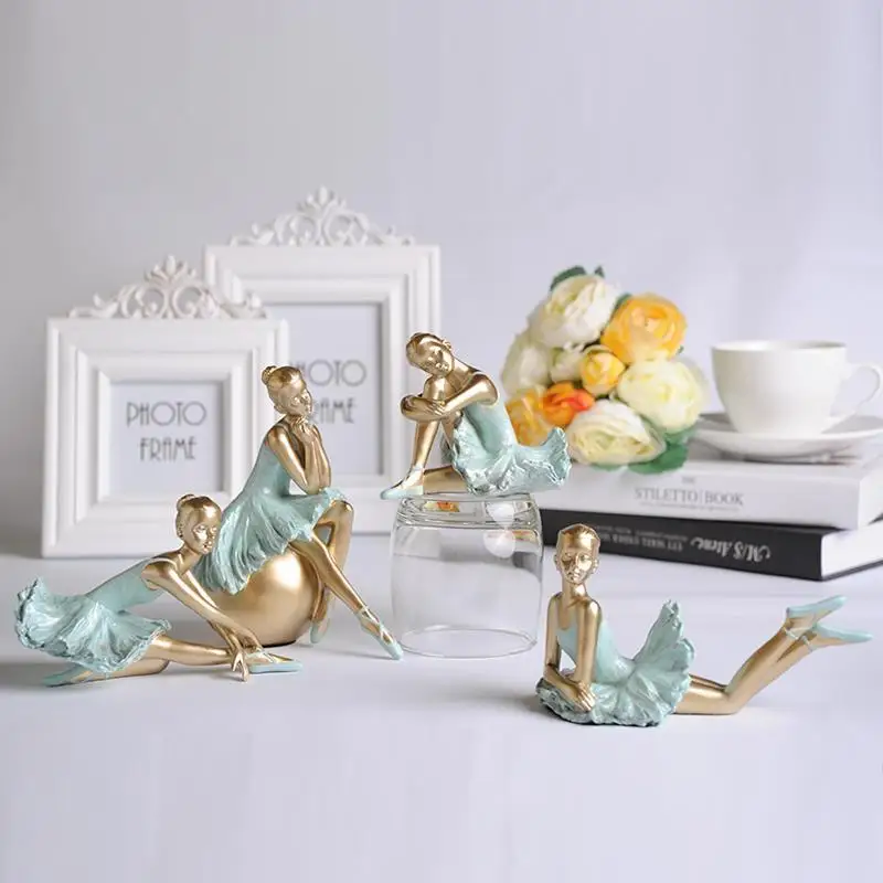 European style living room, small ornaments, home decor, arts girl, ballet resin figures, Home Furnishing, bedroom crafts~ European style living room, small ornaments, home decor, arts girl, ballet resin figures, Home Furnishing, bedroom crafts~