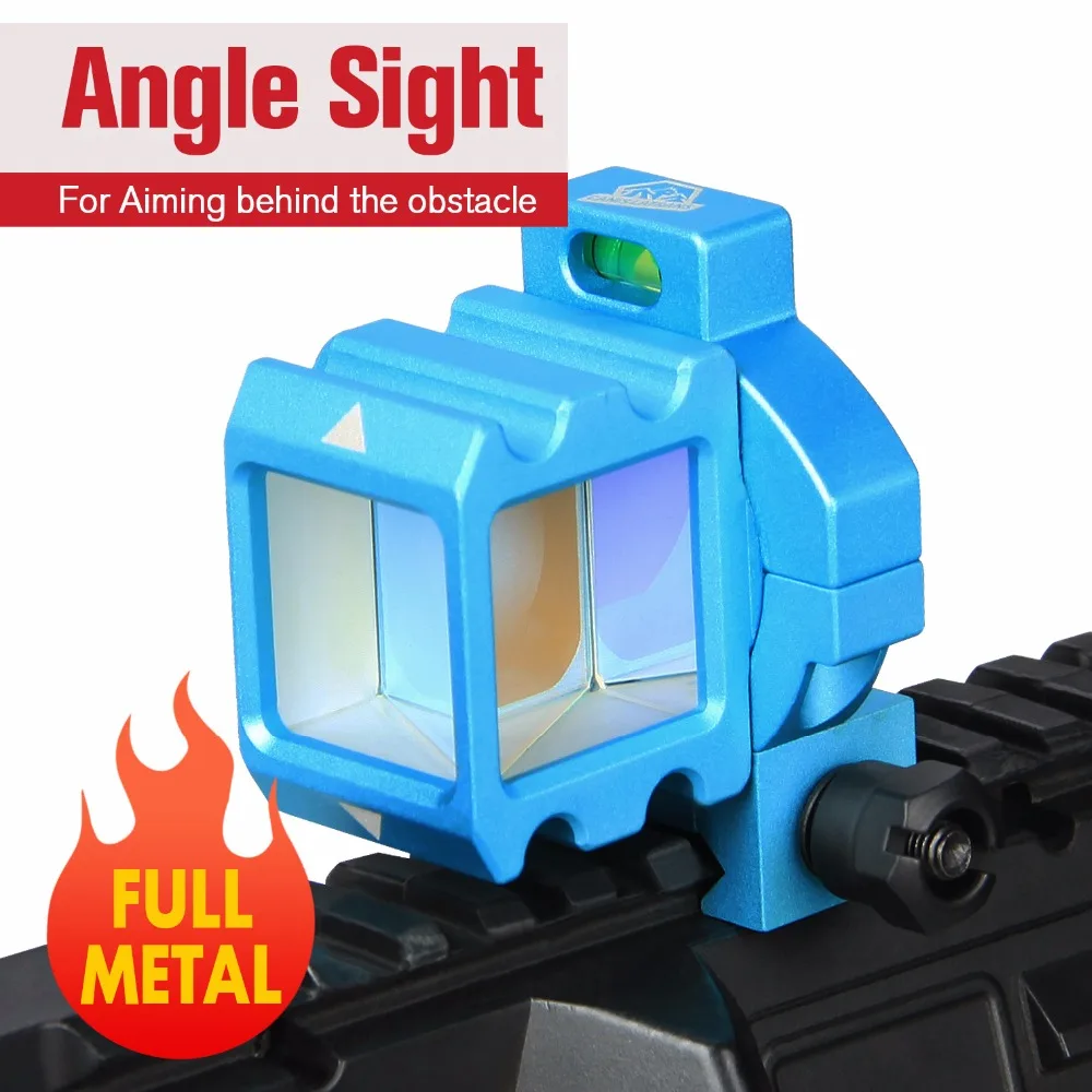 Canis Latrans ángulo vista completa de Metal reflejan táctico espejo esquina vista 360 rotar Reddot holográfica para juego de CQB PP1-0401