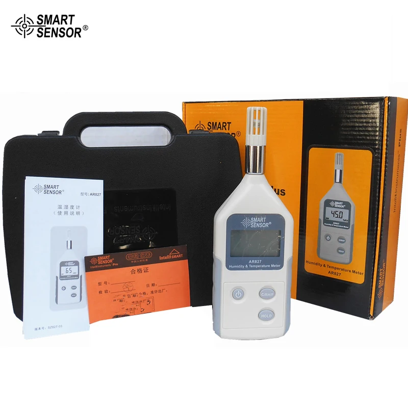 

AR837 Handheld Humidity Temperature Gauge Meter
