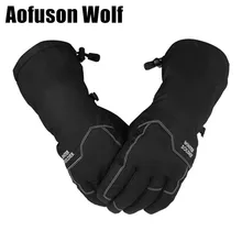 Профессиональные мужские лыжные перчатки, удлиненные, противоскользящие, с сенсорным экраном, ветрозащитные, водонепроницаемые, дышащие, теплые, для сноуборда, походов, перчатки, новинка