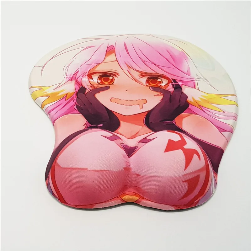 No Game No Life Jibril 3D Breast Mouse Pad 7 20170617_165556
