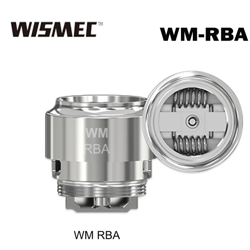 

Wismec WM RBA Coil Rebuildable Heads For E Cigarette Wismec Reuleaux RX GEN3 GNOME Tank Atomizer