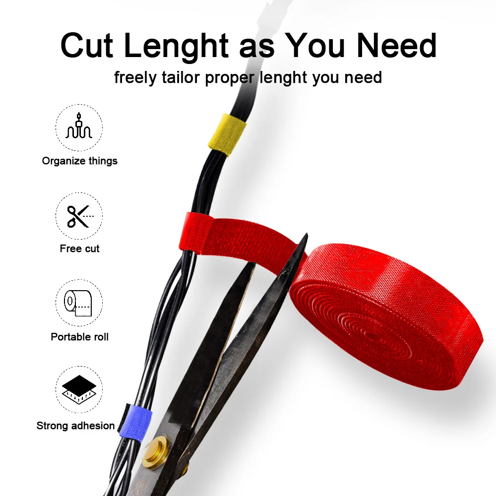 Multicolor Cable Organizer Wire Winder Clip Earphone Holder Mouse Cord Protector HDMI Cable Management USB Cable Home Storage 