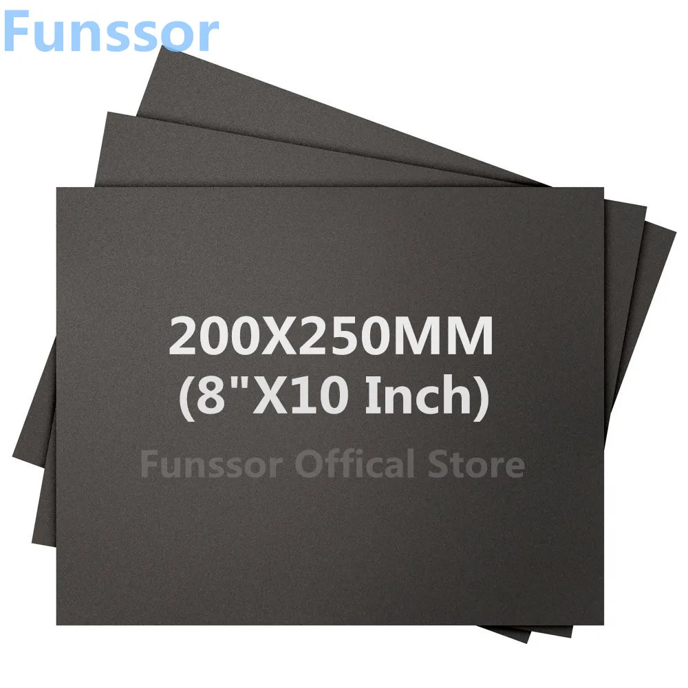 5 шт. * MakerGear M2 3D сборки с печатной поверхностью 200x250 мм (8 ''x 10&quot) черный цвет 8x10