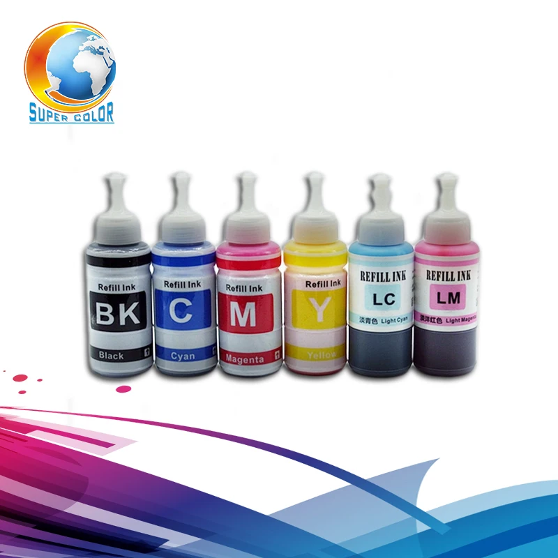 70 ML Bottle Water Based Inkjet Dye Ink For Epson L301 L303 L310 L351 L353 eco friendly inkdye