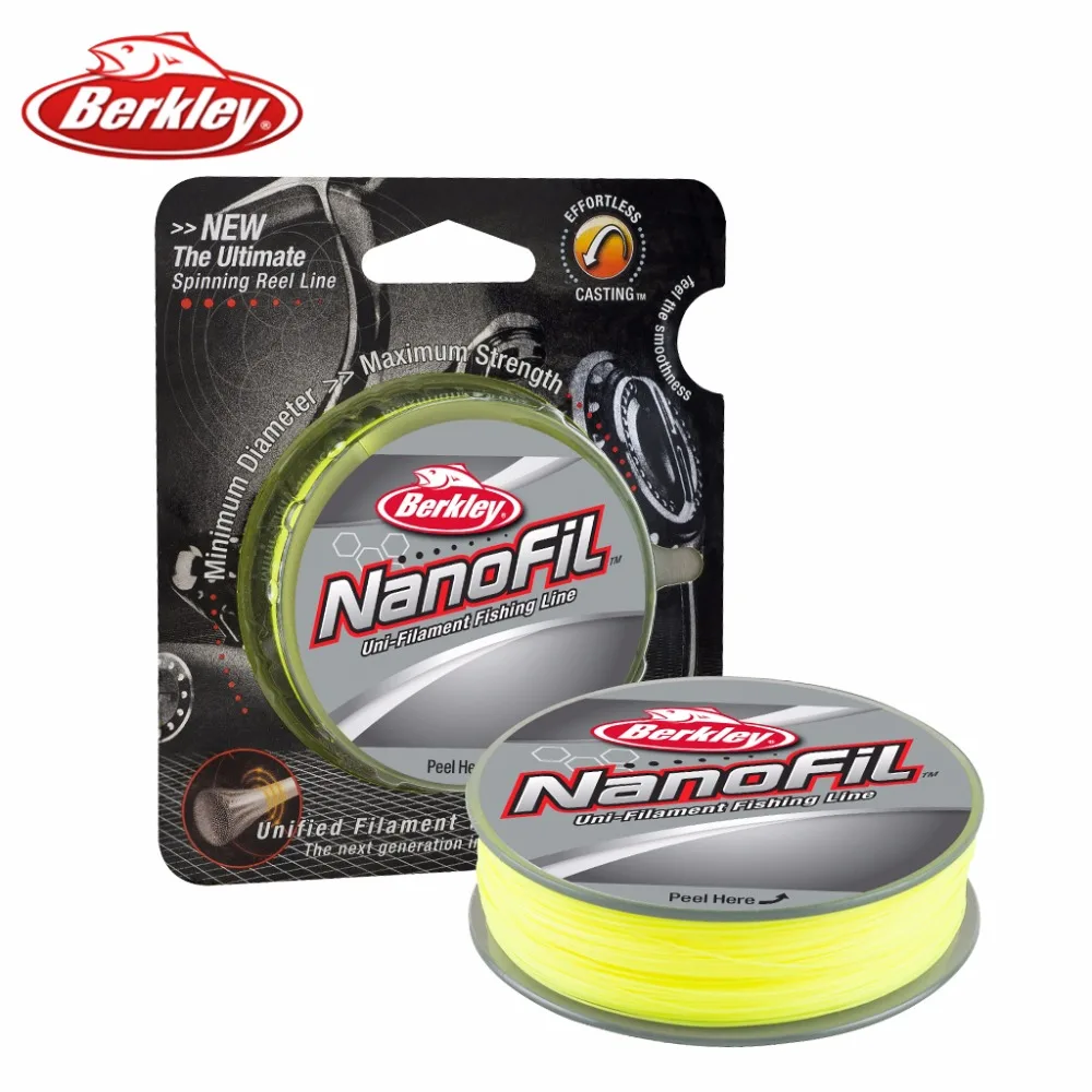Оригинальный бренд Berkley NanoFil 150yd 137 М M fiздравствуйте ng Line Здравствуйте-Vis Chartreuse