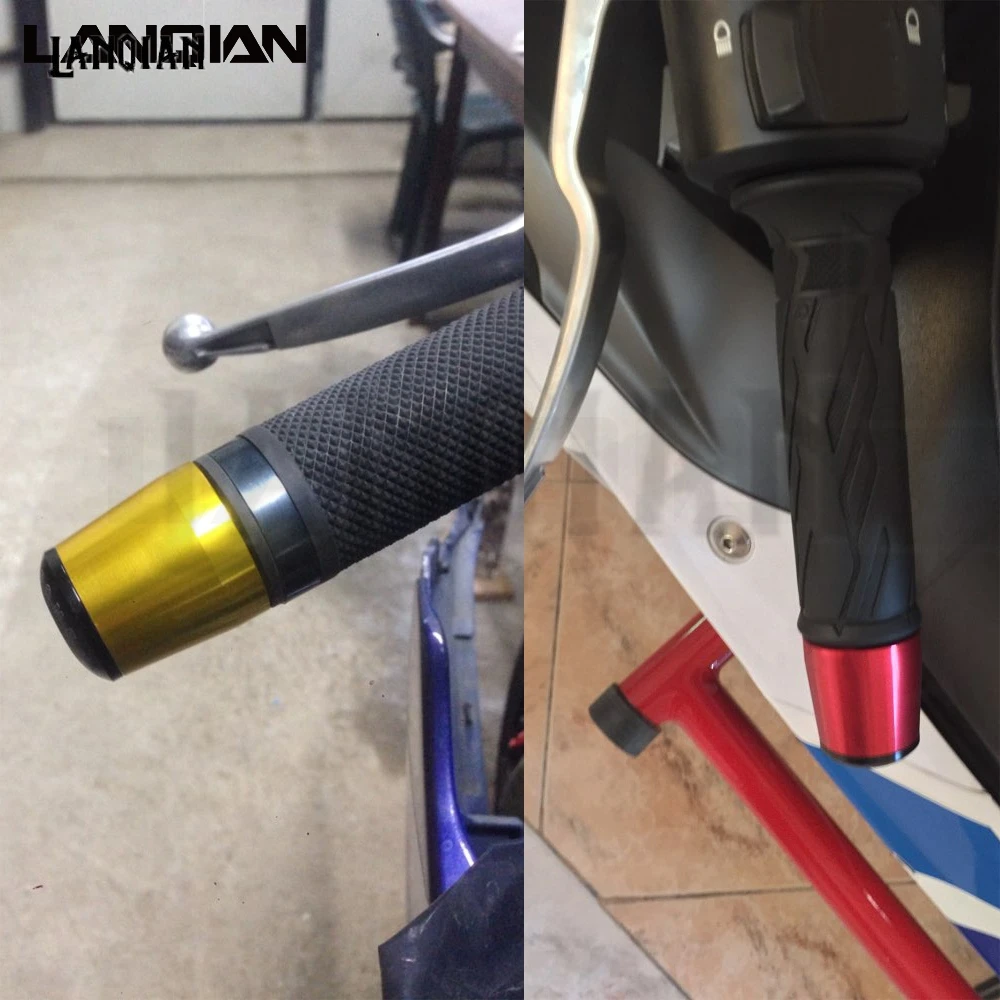 Для ktm Duke 125 390 200 Мотоцикл с ЧПУ 22 мм ручки рукоятка Кепки конец Вилки Duke 390 690 990 RC 125 200 390 Запчасти