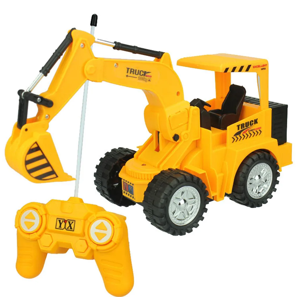 

Model cars machine toy Remote Control Car Electric RC Engineering Vehicle Model Simulated Excavator Toy for children D301221