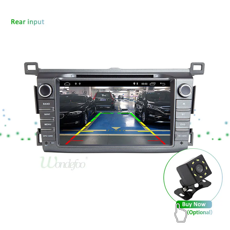 Clearance 8" DSP IPS 4G RAM Android 9.0 4G 64G Car GPS For Toyota RAV4 2013 2014 2015 DVD PLAYER multimedia navigation RADIO stereo 30