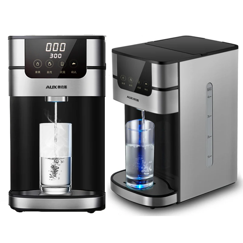 

5s Heating Instant Hot Cold Water Dispenser Kettle Boiler Dispenser Home Desk Mini Stainless Steel Water Purifier Bottle Pump
