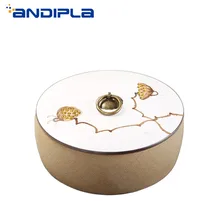 Дзен грубая керамика Лотос ручной работы контейнеры для чая конфеты банка хранения сахарница caddes Caddy китайский черный чай цилиндр домашний декор