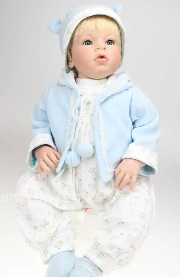

70cm 28''Soft Silicone Reborn Toddler Baby Doll Arianna Series Emulational Vinyl Baby Reborn Doll 1Year Old Clothing Model