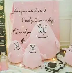 Кэндис Го супер милые плюшевые игрушки розовый Улыбающееся Barbapapa Кукла Подушка Отдых подушки одеяло для маленьких девочек подарок на день