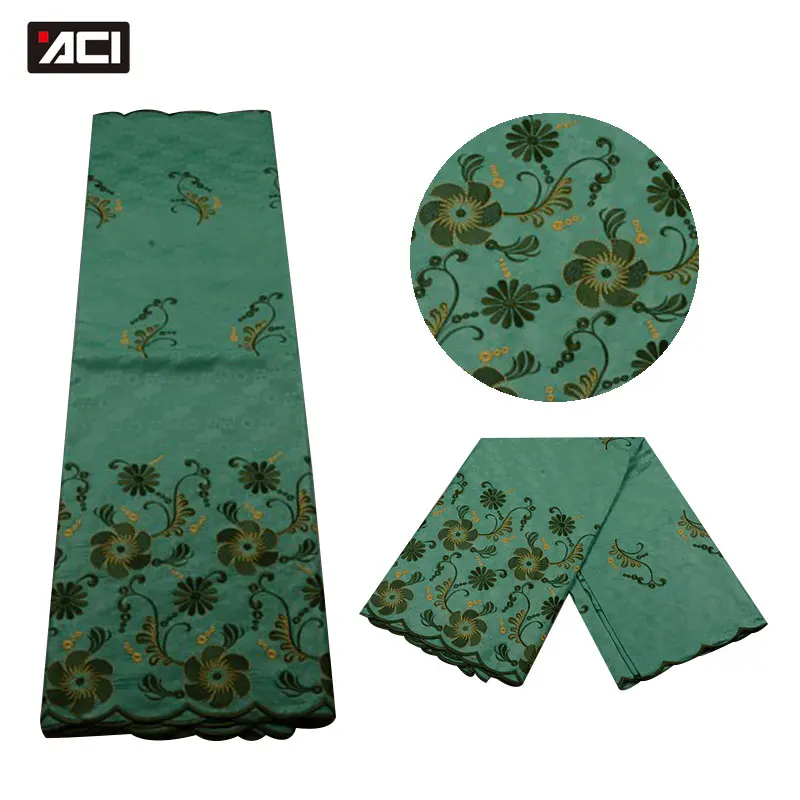 

ACI-5Yards African Guipure Lace Fabric 2018 High Quality Bazin Riche Lace Fabric Guinea Brocade Getzner Embroidery Evening Dress