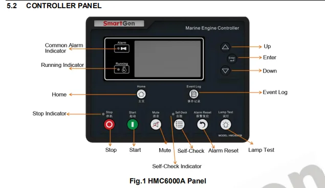 HMC6000A контроллер для дизельных двигателей высокого качества