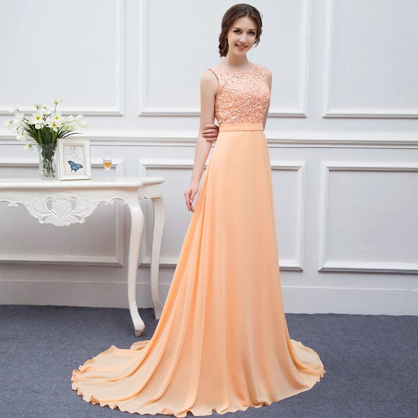 Peach Colored Gown Sale Online, 51% OFF 
