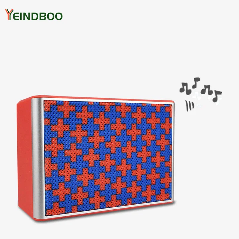 

YEINDBOO Mini Bluetooth Speaker Portable Subwoofer Speaker Wireless Bluetooth Stereo Fabric Speaker Boombox