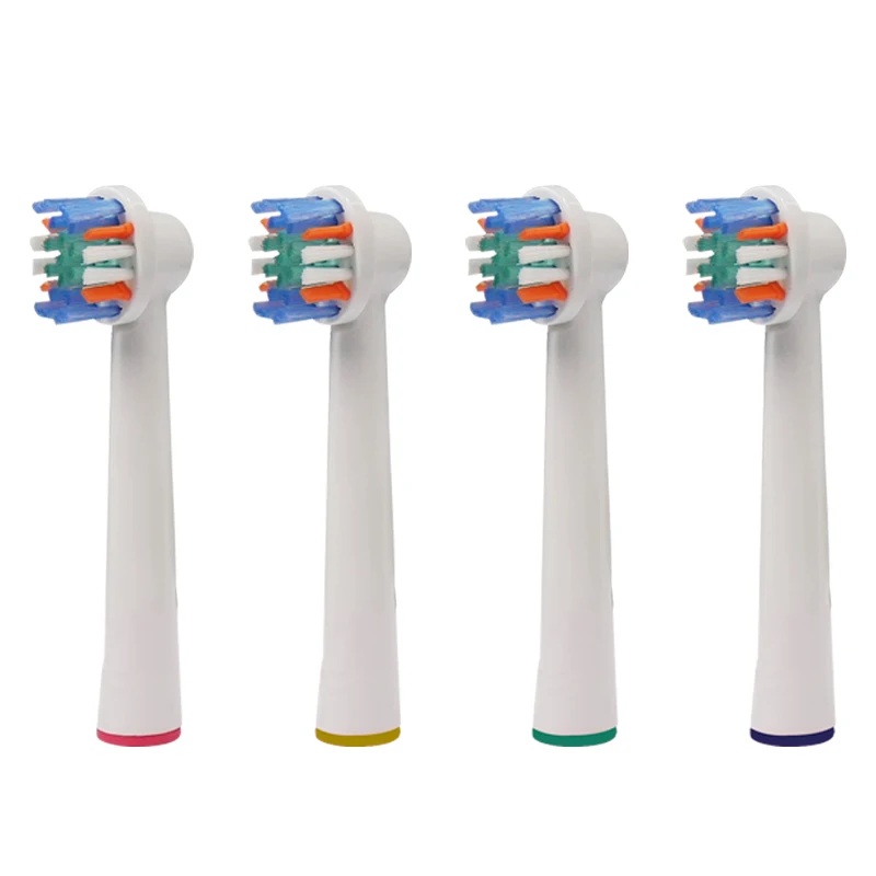 

4PCS Oral B Electric Toothbrush Replacement Heads For Braun Soft Dual Clean Advance Power/Pro Health/Triumph/3D Excel/Vitality