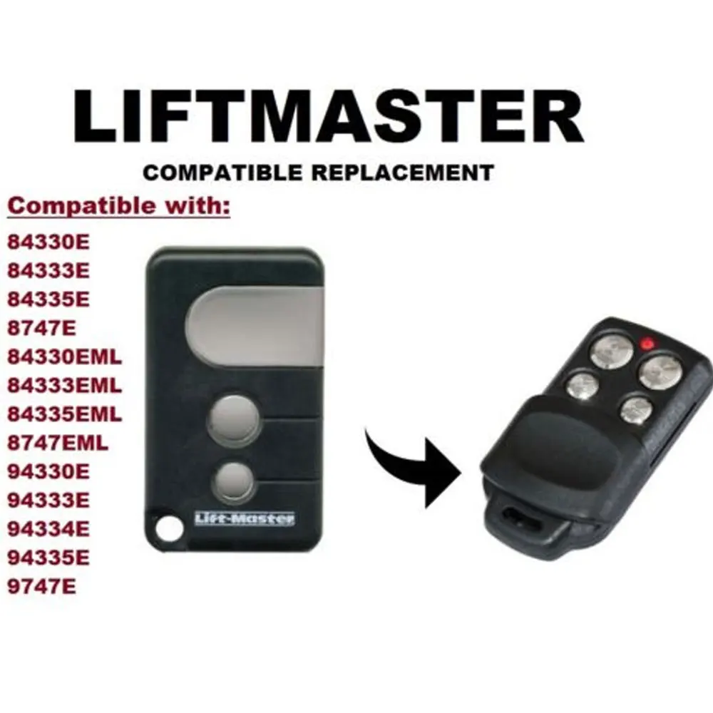 Chamberlain Liftmaster Motorlift 84335E Compatible Replacement Remote