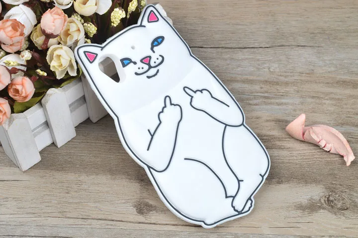 Cat Мультфильм Живопись Silicone Case For HTC DESIRE 626 626G Г + s Мягкая силикагель Крышка Для