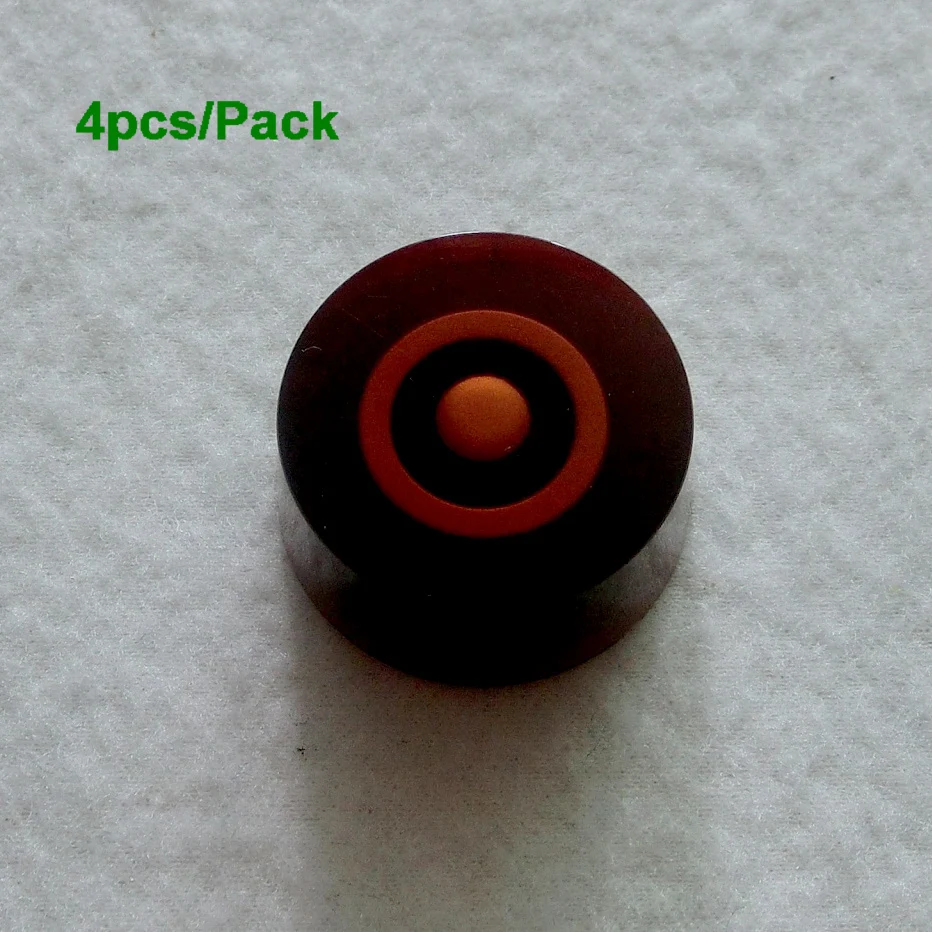 

Free Shipping guitar parts 4pcs/pack brown lp guitar knobs DIY lp speed knob for volume tone control