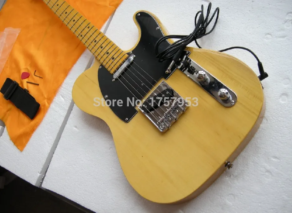 

Factory custom shop 2017 Newest High Quality 52 Yellow tl Electric Guitar in stock Free shipping 86