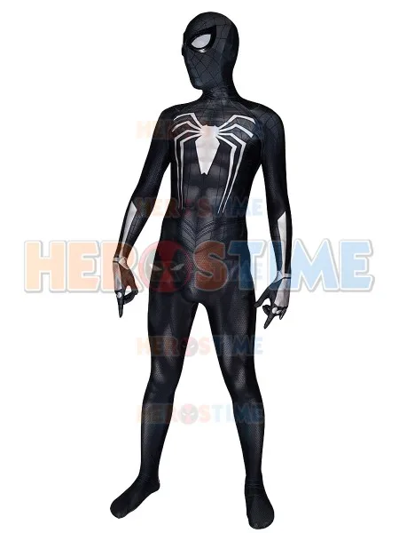 3D принт спандекса игры черный Веном Symbiote Spidey Косплей Костюм PS4 INSOMNIAC Человек-паук костюм Хэллоуин Человек-паук костюмы