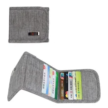 Модная и новая многофункциональная сумка Bubm для кредитных карт, паспорта, бизнес-документов, vip-карт, чехол для хранения M, складной стиль, серый цвет