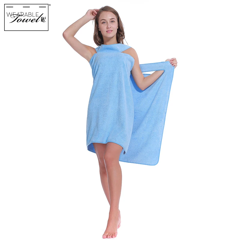 Wearable Towel IVC 14 Colors Bath Towels Super Absorbent Beach Towel