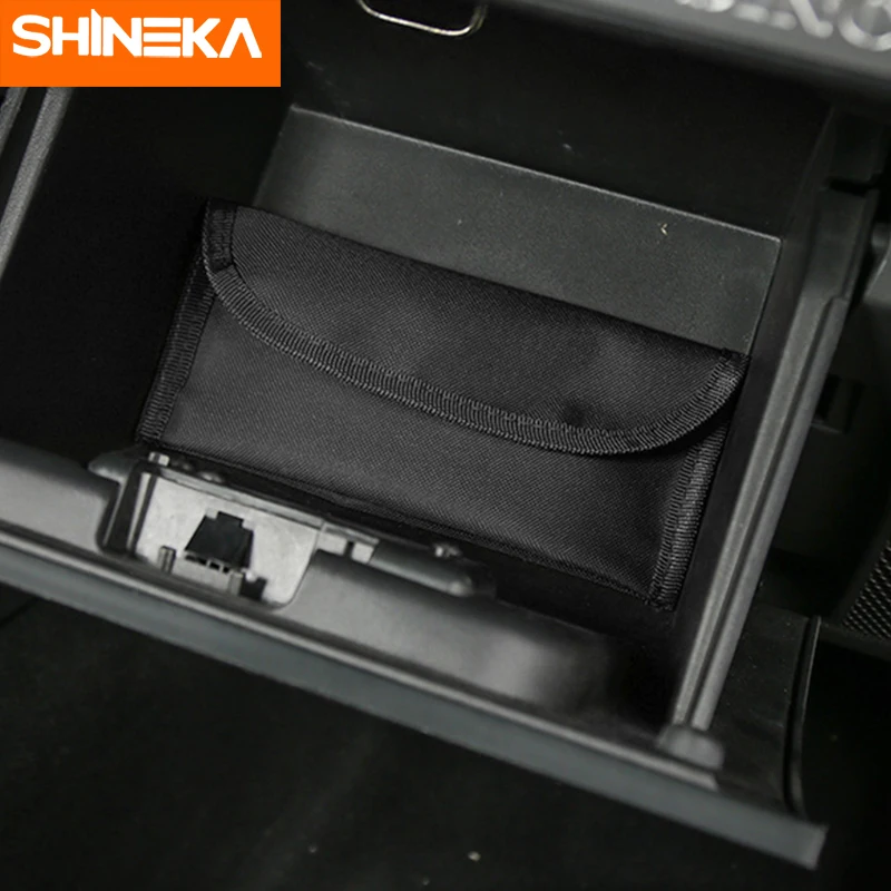 SHINEKA автомобильный рулон поручень с солнцезащитными очками держатель сумка для хранения подлокотник сумка Аксессуары для Jeep Wrangler CJ TJ JK JL