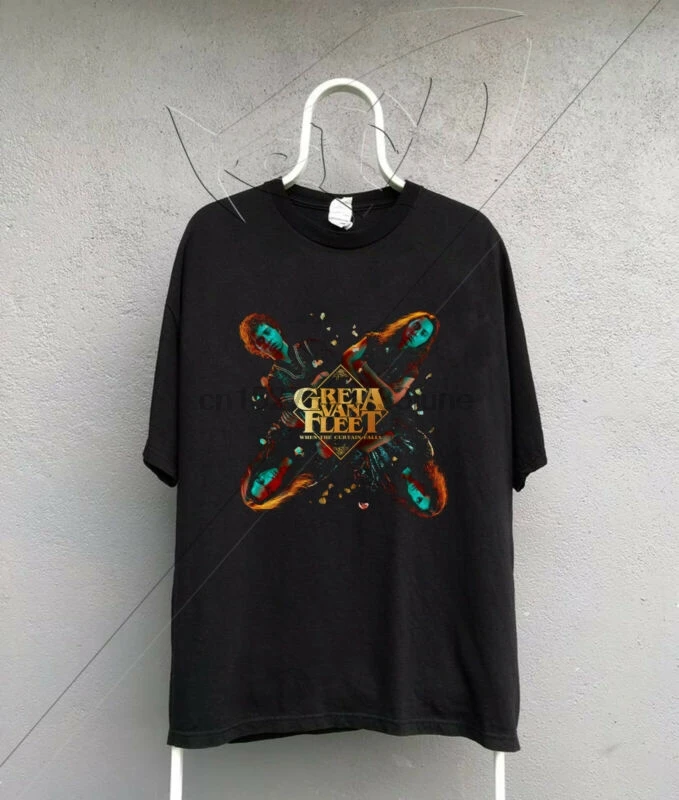 

Greta Van Fleet - WHEN THE CURTAIN FALLS TOUR DATES 2019 T SHIRT SIZE S-5XL META