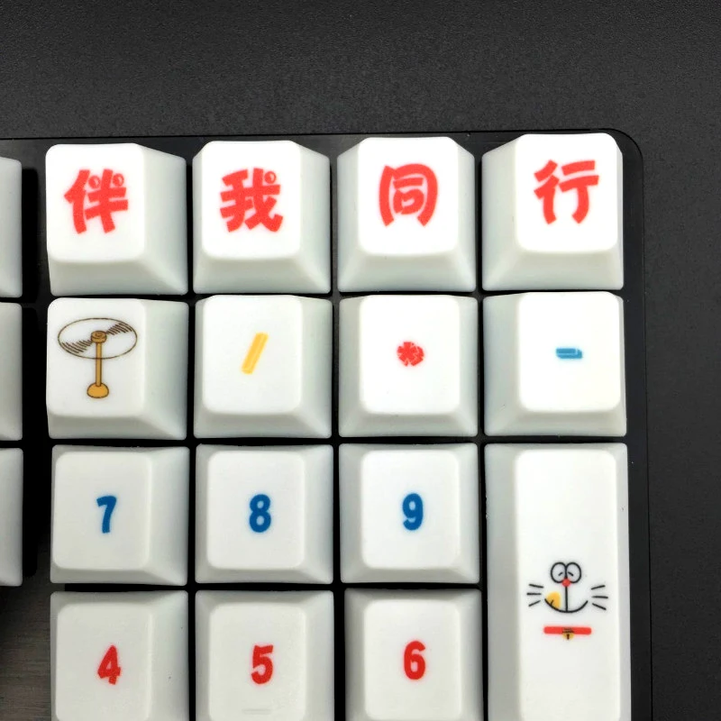 Doraemon японский Languag PBT Keycaps топ с принтом 109 Keycap набор профиля для Cherry MX Настенные переключатели Механическая игровая клавиатура