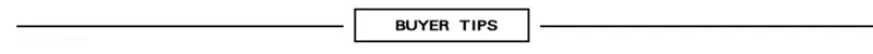 buyer tip