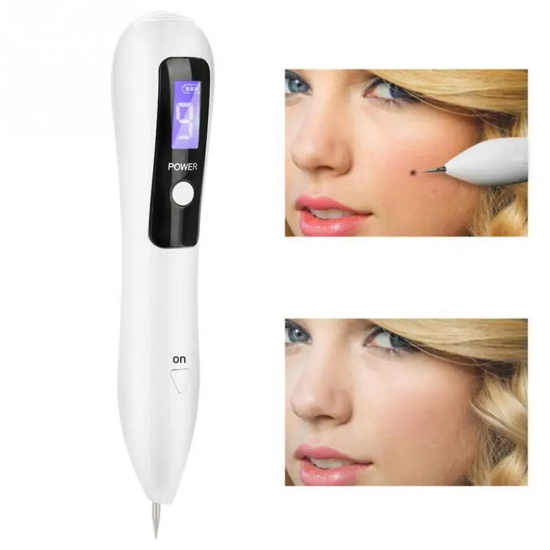 9 Level LCD Plasma Pen Face Skin Care Dark Spot Remover Laser Mole Wart