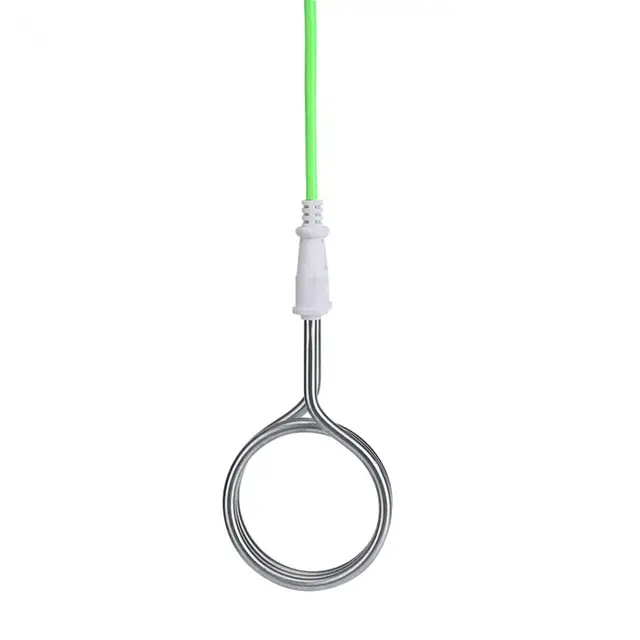 1800W 220V Water Heater Stainless Steel Electric Portable Immersion Heater Boiler Water Heating Element For Home Travel