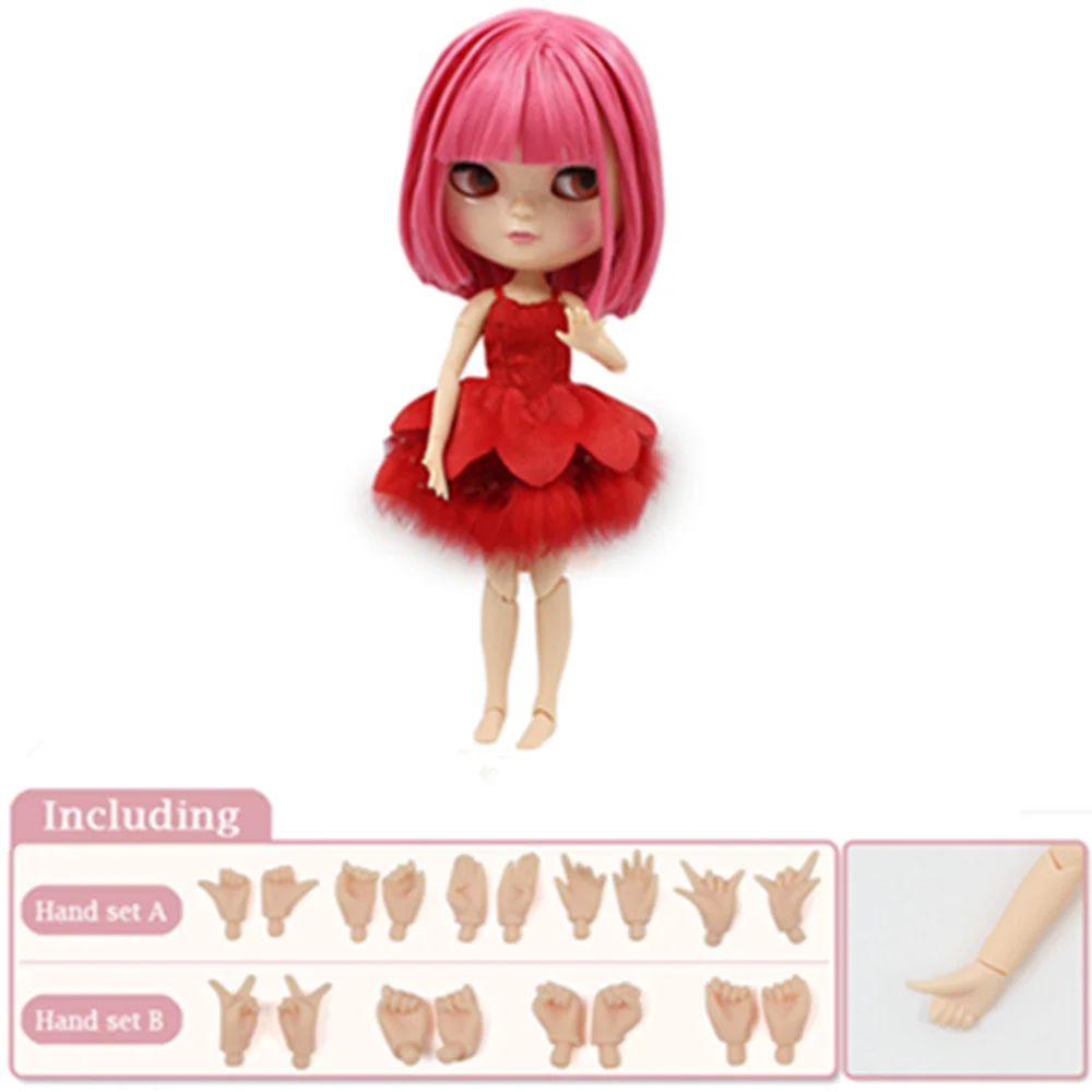 

Fortune Days 1/6 ICY DBS Doll joint body including hand set AB Gift like the Neo blyth doll 30cm High Quality toys