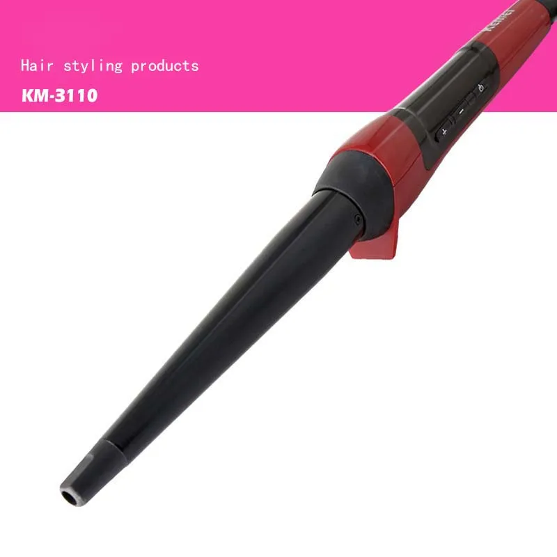 

Hair curler Kemei KM-3110 Professional Curling Iron LED display thermostat curlers hair curlers drop Shipping