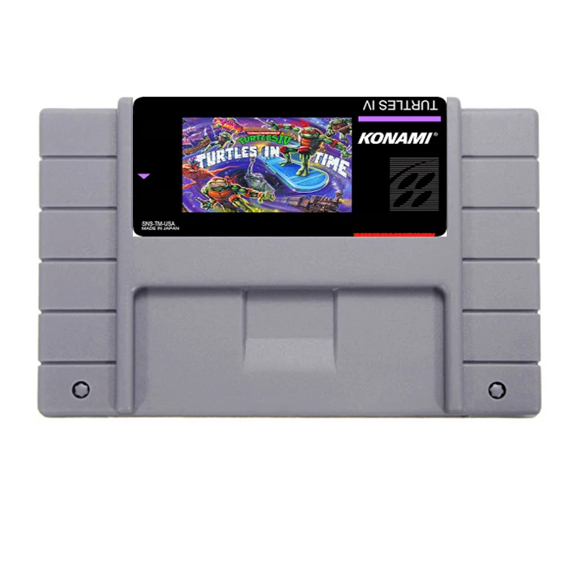 

Hot Selling 16bit 46pin Super Game Card - Turtles in Time