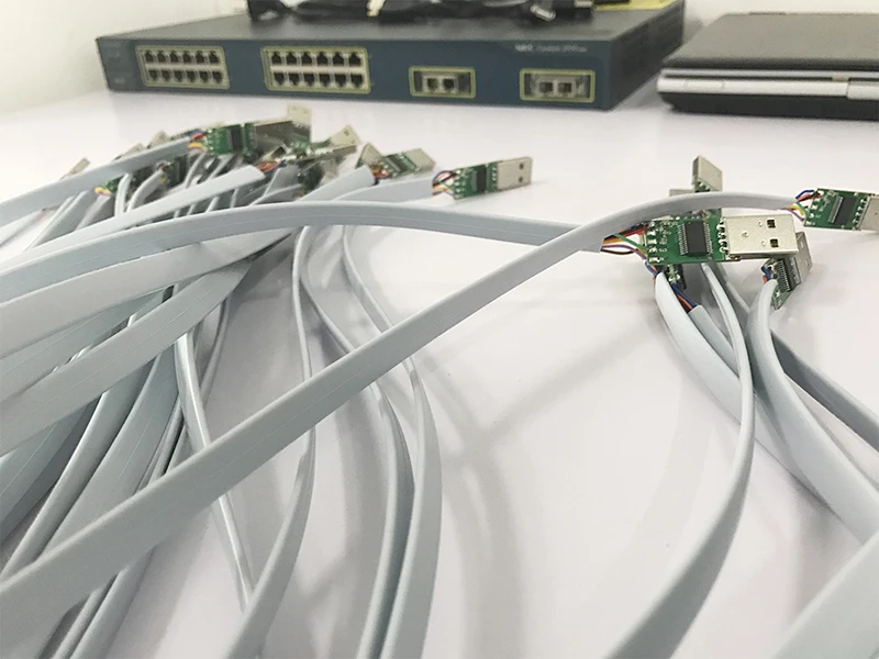 Переходник PL2303 USB rs232 на RJ45, кабель консоли модема для ...