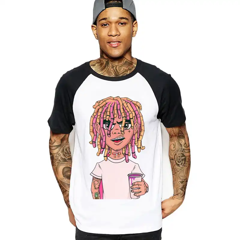 2018 Hip Hop Lil Pump T Shirts Short Sleeve Custom Logo Brand Men S New Style Cotton Plus Size 3xl Funny Male Tshirts 2018 Hip Hop Lil Pump T Shirts Short Sleeve Custom Logo Brand Men S New Style Cotton Plus Size 3xl Funny Male Tshirts