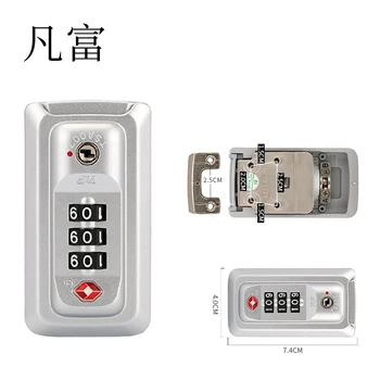 

Aluminum frame locks Digit Number Code Password Padlock Combination Padlock security for Luggage Zinc Alloy material code lock