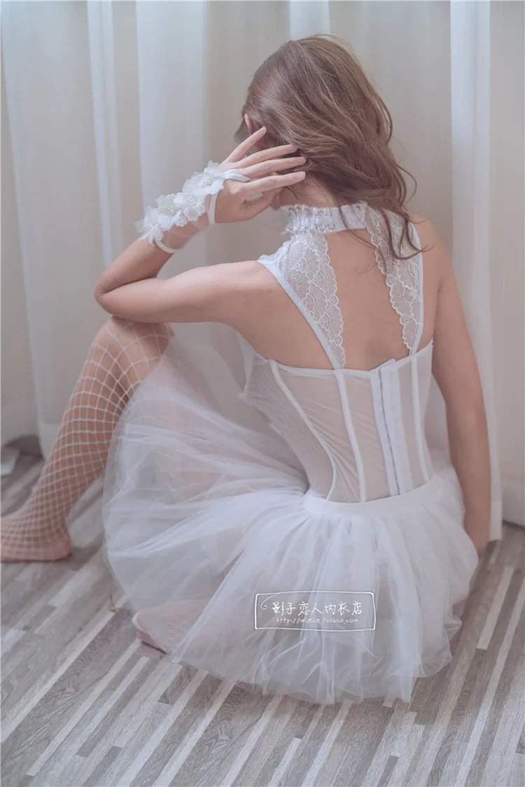 Сексуальное женское белье, ночная рубашка, белая марлевая прозрачная ночная сорочка, ночная сорочка, вечернее шифоновое платье для свадьбы, милая мечта