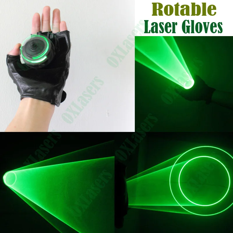 OXLasers auto moving green laser gloves palm laser for DJ dancing club