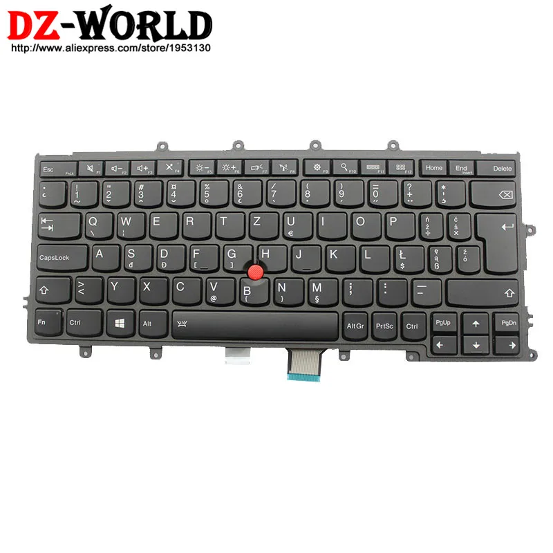 Новая Оригинальная клавиатура для Lenovo Thinkpad X230S X240 X240S X250 X260 с подсветкой PL