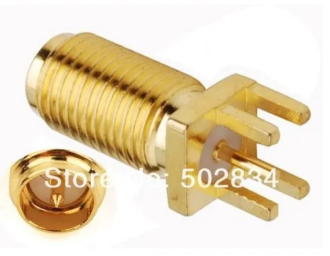 100pcs/lot RP-SMA RP SMA Female PCB mount Long Connector Adapter | Строительство и ремонт